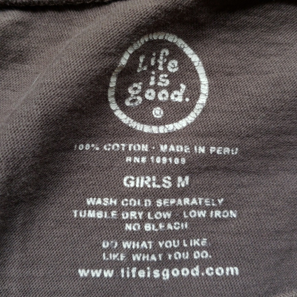 Life is good girls shirt - Picture 3 of 4